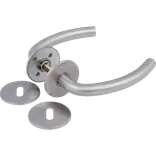 Jasa dørgreb Coupe 19 mm click rustfrit stål afrundet