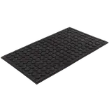 Clean Carpet dørmåtte ECO Redonda 45x75 cm antracit