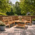 Næsby hjørnesofa teak