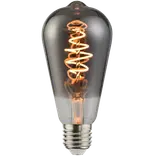 Nordlux Deco E27 ST64 spiral dim dekorativ pære 1800K røgfarvet