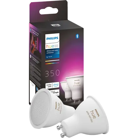 Philips Hue White and color ambiance dobbeltpakke GU10 LED