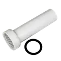 Dykrør t/vandlås 1 1/4"x32 mm hvid plast