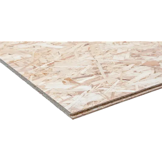 OSB-3 vandfast plade m/fer og not 1220x2440 mm
