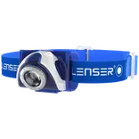 Ledlenser SEO03 pandelampe blå