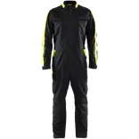 Blåklæder 6144 industri kededragt stretch sort/hi-vis gul