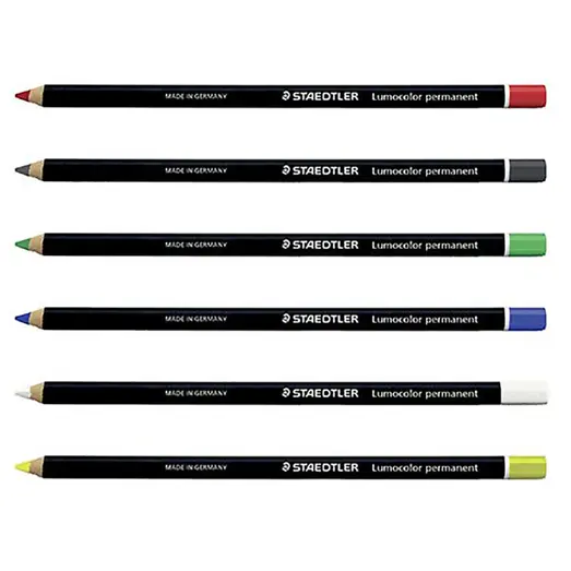 Staedtler permanent fedtblyant grøn