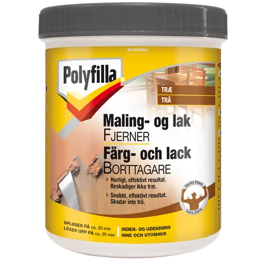 Polyfilla maling- og lak fjerner 500 ml