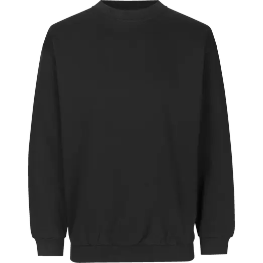 ID klassisk sweatshirt sort