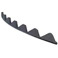 Swisspearl skumbølgeklodser T1 25x945 mm sort