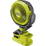 Ryobi RCF18-0 18V ONE+ ventilator m/klemme solo
