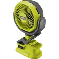 Ryobi RCF18-0 18V ONE+ ventilator m/klemme solo