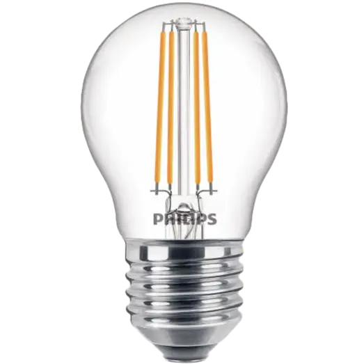 Philips Krone LED pære E27 40W 2 pack