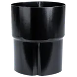 Plastmo rørsamlemuffe 75 mm stål sort