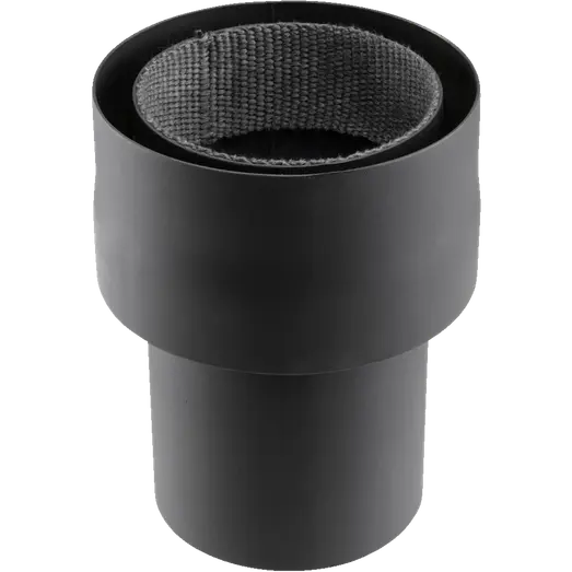 Varde halvisoleret overgangsstykke sort, Ø20 cm