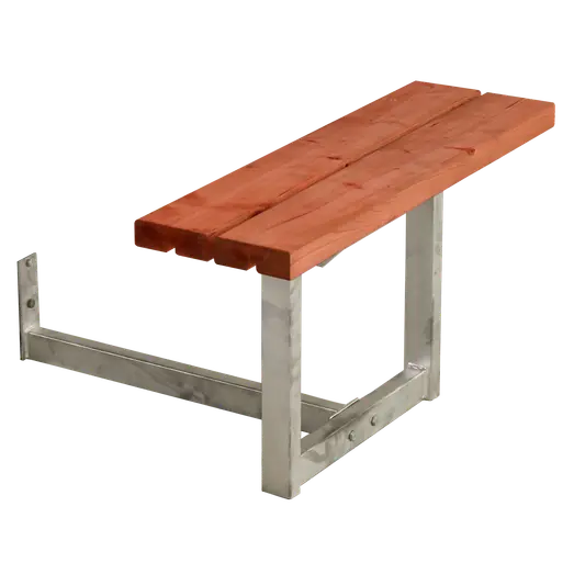 Plus Basic påbygning til bord- og bænkesæt teak, 77 cm