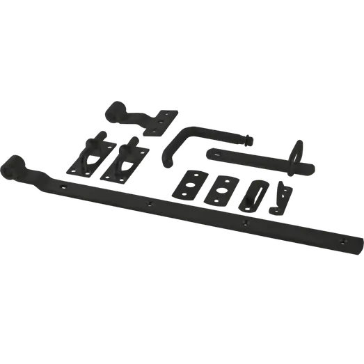 PLUS Silence enkeltlåge 100×140 cm sort inkl. sort beslag