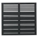 Plus Silence hegn 120 cm sort