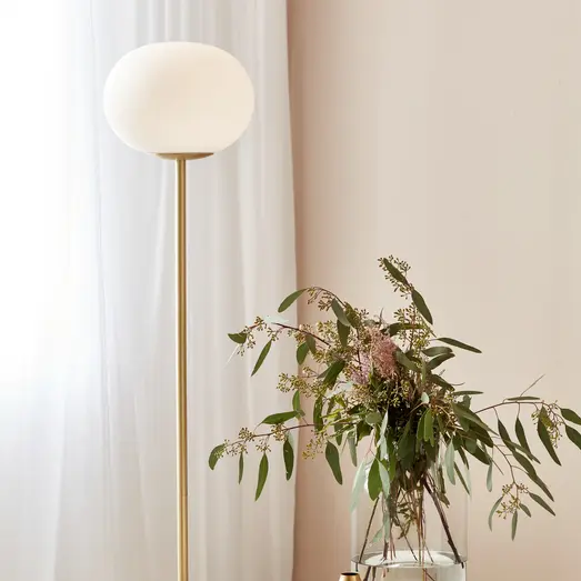 Nordlux Alton gulvlampe messing