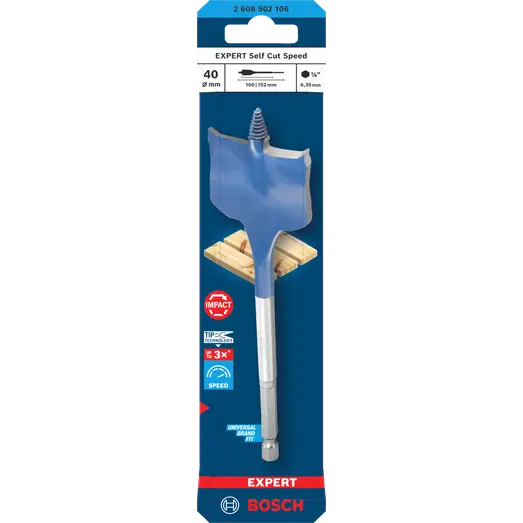 Bosch EXPERT Self Cut Speed fladbor 40x152 mm