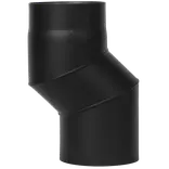 Aduro røgrør s-bøjning 60 mm forskydning sort