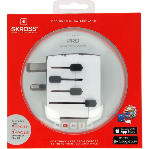 Verdensadapter Pro 6,3A hvid