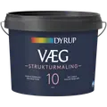 Dyrup væg strukturmaling 10 hvid 9 L
