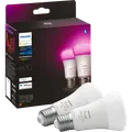 Philips Hue White and color ambiance dobbeltpakke E27 LED