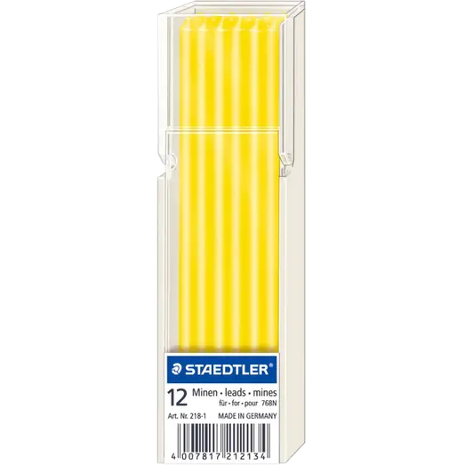 Staedtler 218-1 fedtmine omnichrom 12 stk gul