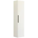Scanbad NOW højskab m/enkelt låge 176x40x35 cm mat hvid, stribet front