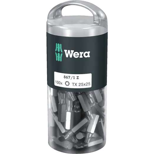 Wera 867/1Z DIY-Boks TX 25x25 mm 100 stk