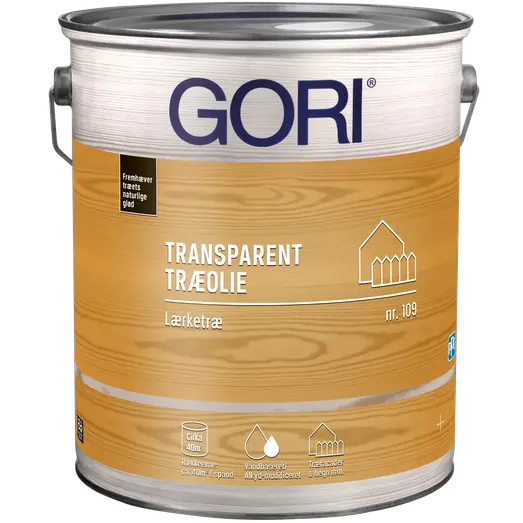 GORI 109 transparent træolie lærketræ