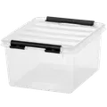 Smartstore Classic plastkasse med låg 21x17 cm
