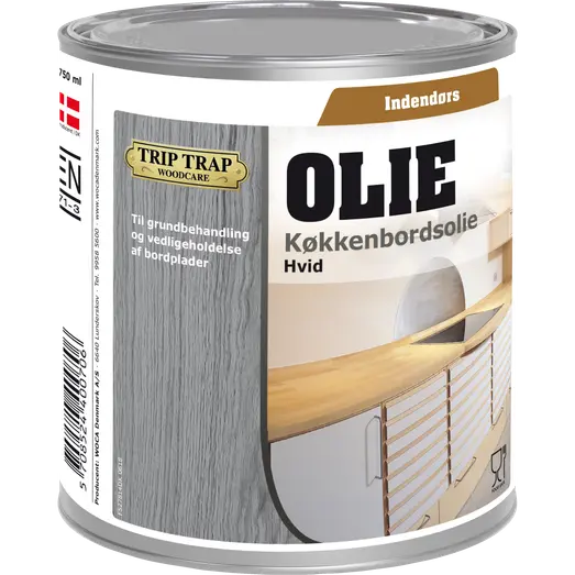 Trip Trap køkkenbordsolie hvid