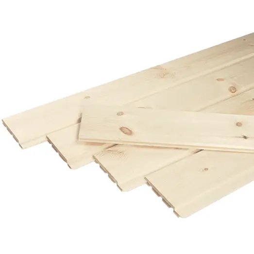 Saunabeklædning granrustik 19x100 mm ubehandlet