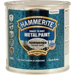 Hammerite effekt metalmaling sølvgrå