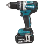 Makita DHP484RTJ 18 V LXT slagboremaskine 2x5.0 Ah batteri og lader