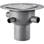 Purus multiflex afløbsrist Ø110 mm lodret