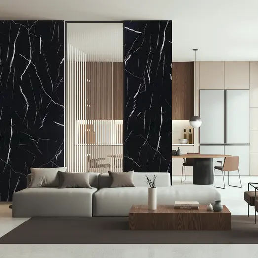 Fibrotech SPC vægpanel 4x1000x2600 mm black marble