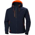 HH Workwear Evolution softshell m. hætte navy