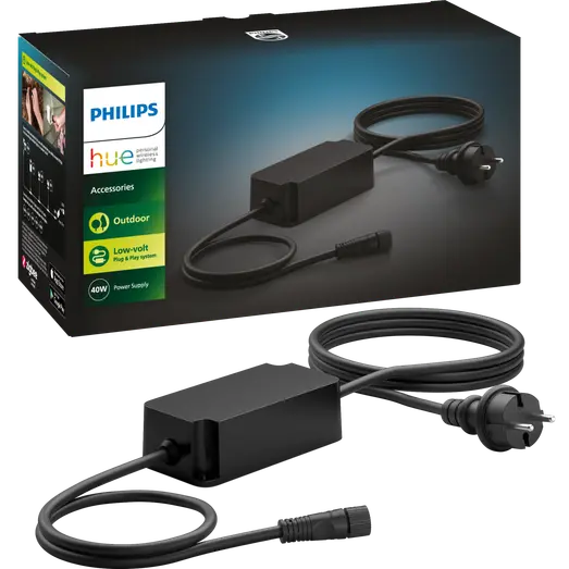 Philips Hue 40W strømforsyning til udendørs lav volt lamper