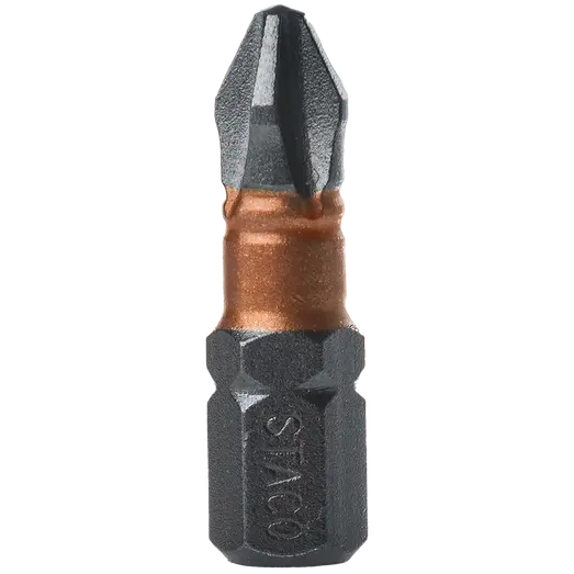 STACO bits heavy duty 1/4 x 25 mm torsion impact PH 2 20 stk orange