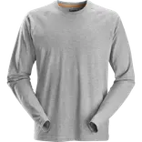 Snickers AllroundWork t-shirt med lange ærmer lys gråmeleret