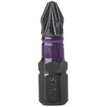 STACO bits heavy duty 1/4 x 25 mm torsion impact PZ 2 6 stk lilla