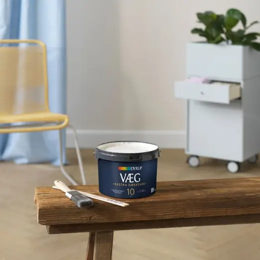 Dyrup vægmaling ekstra dækkende 10 hvid