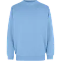 ID klassisk herre sweatshirt lys blå