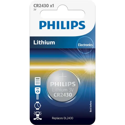 Philips Minicelle CR2430 1-blister batteri