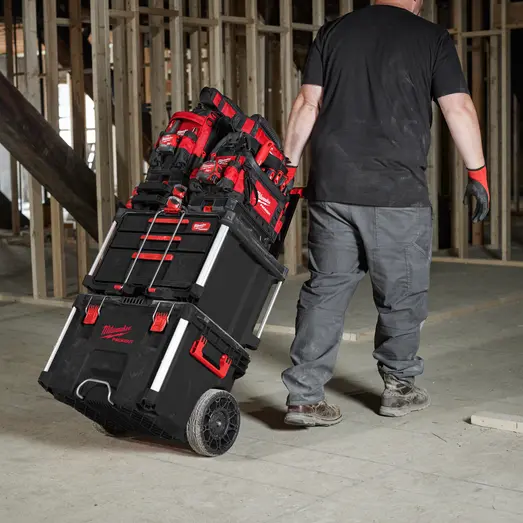 Milwaukee packout kuffert med 2+1 skuffe