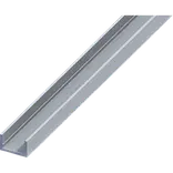 Roliba U-profil 10 mm x 1 m elox. Alu