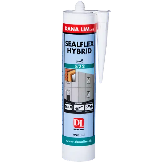 Dana Proff sealflex hybrid 522 grå 290 ml