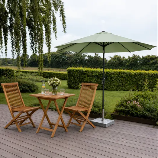 Marienlyst parasol Ø3m m/tilt grøn